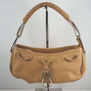 BCBGMAXAZRIA Tan Pebbled Leather Bag.‎ P84